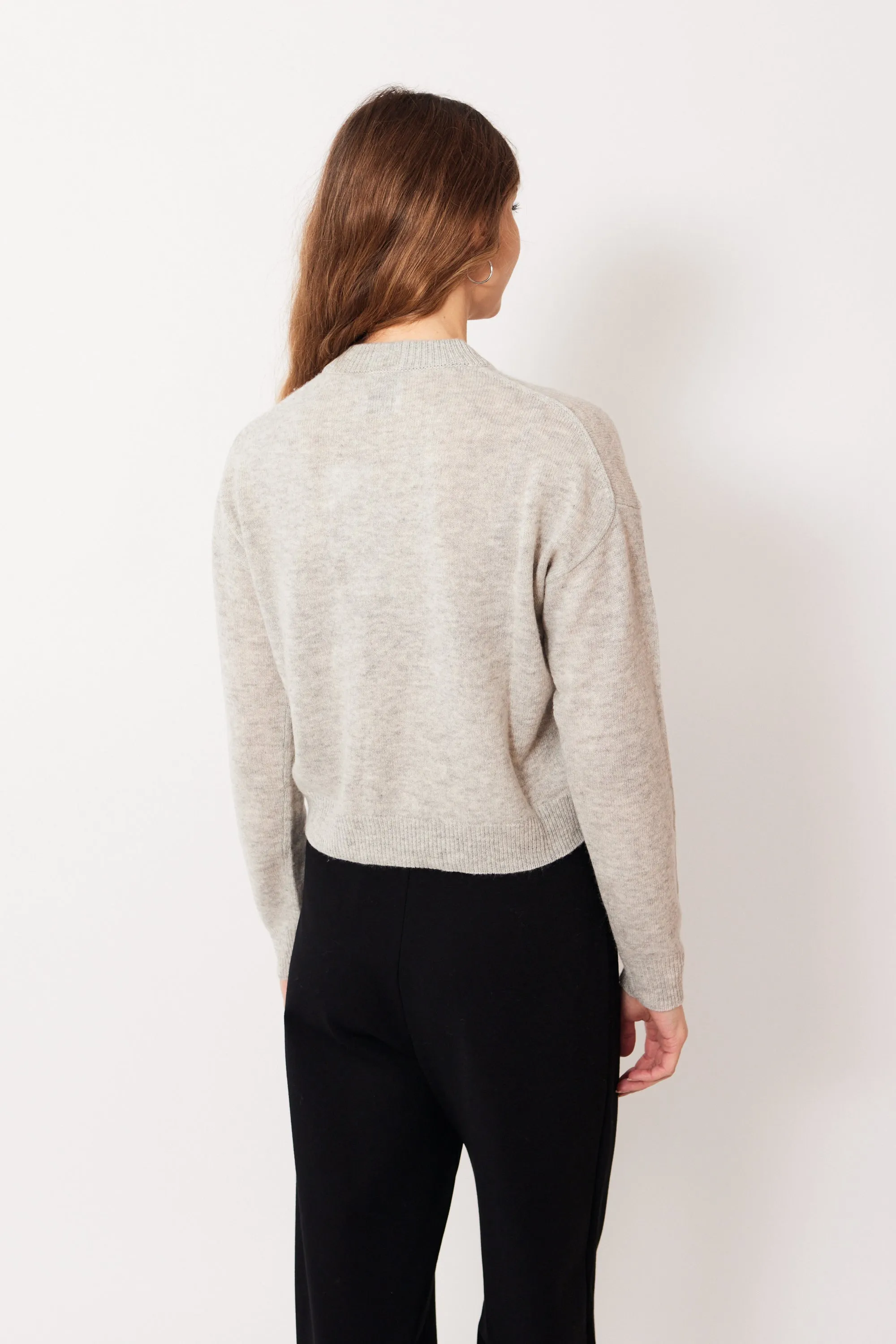 Allude Soft Crop True Joy Sweater