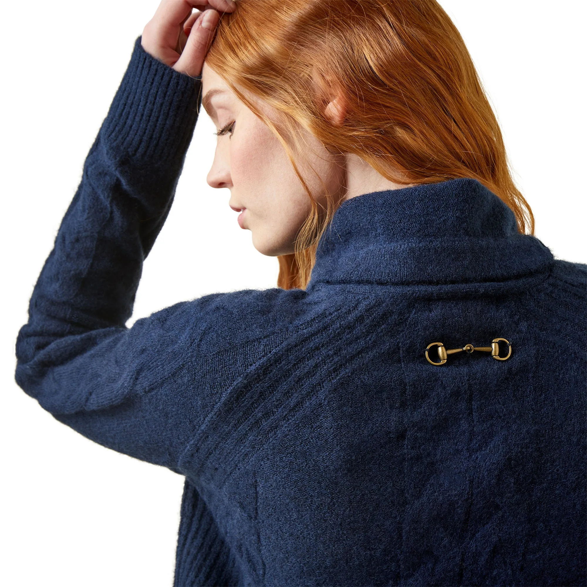 Ariat Ladies Novato Sweater - Navy Heather