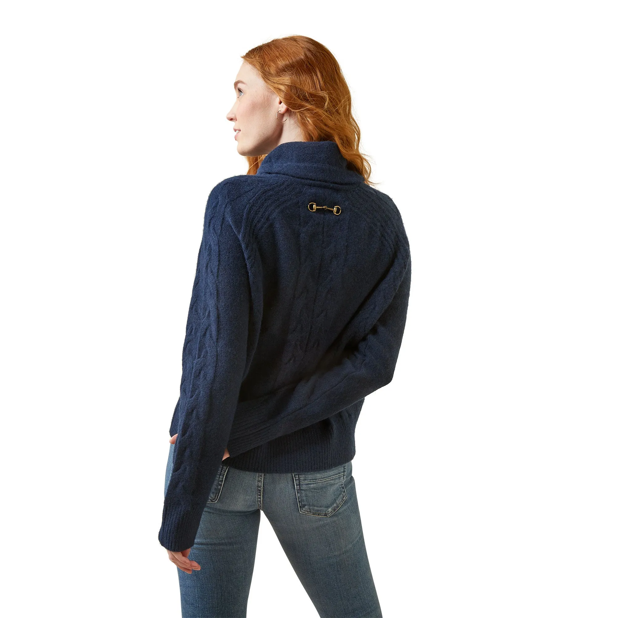 Ariat Ladies Novato Sweater - Navy Heather