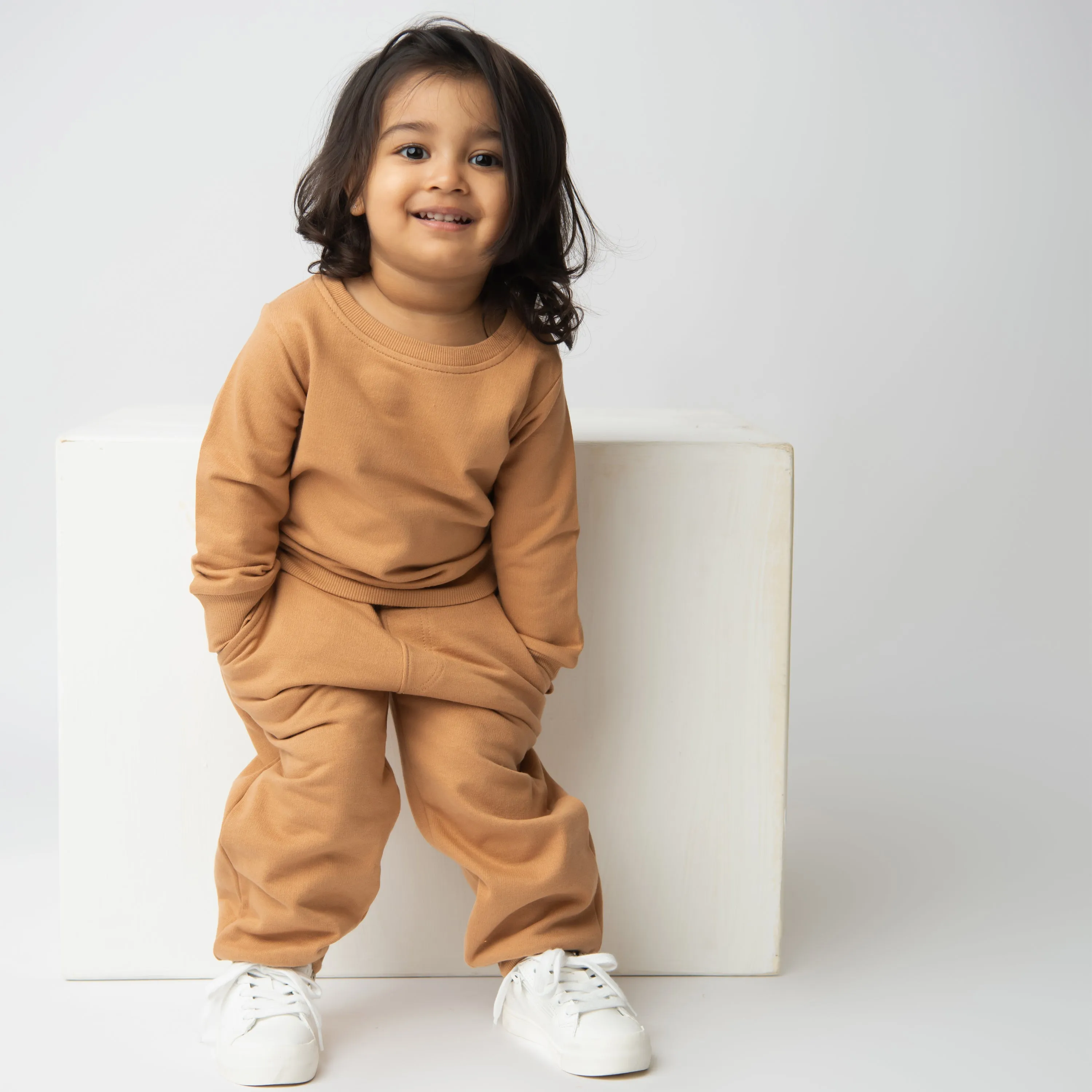 Biscuit Organic Fleece Sweatshirt & Jogger Set