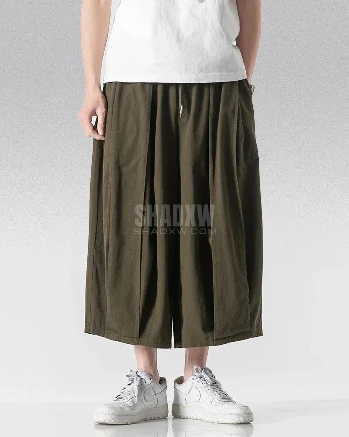 Calf Length Hakama Pants