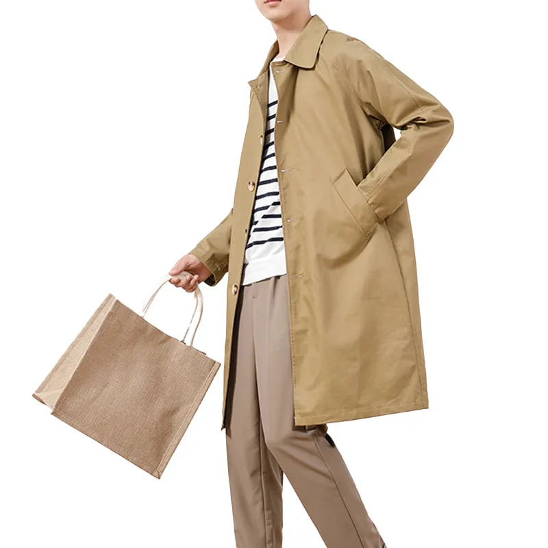 Casual Mid-length Trench Coat