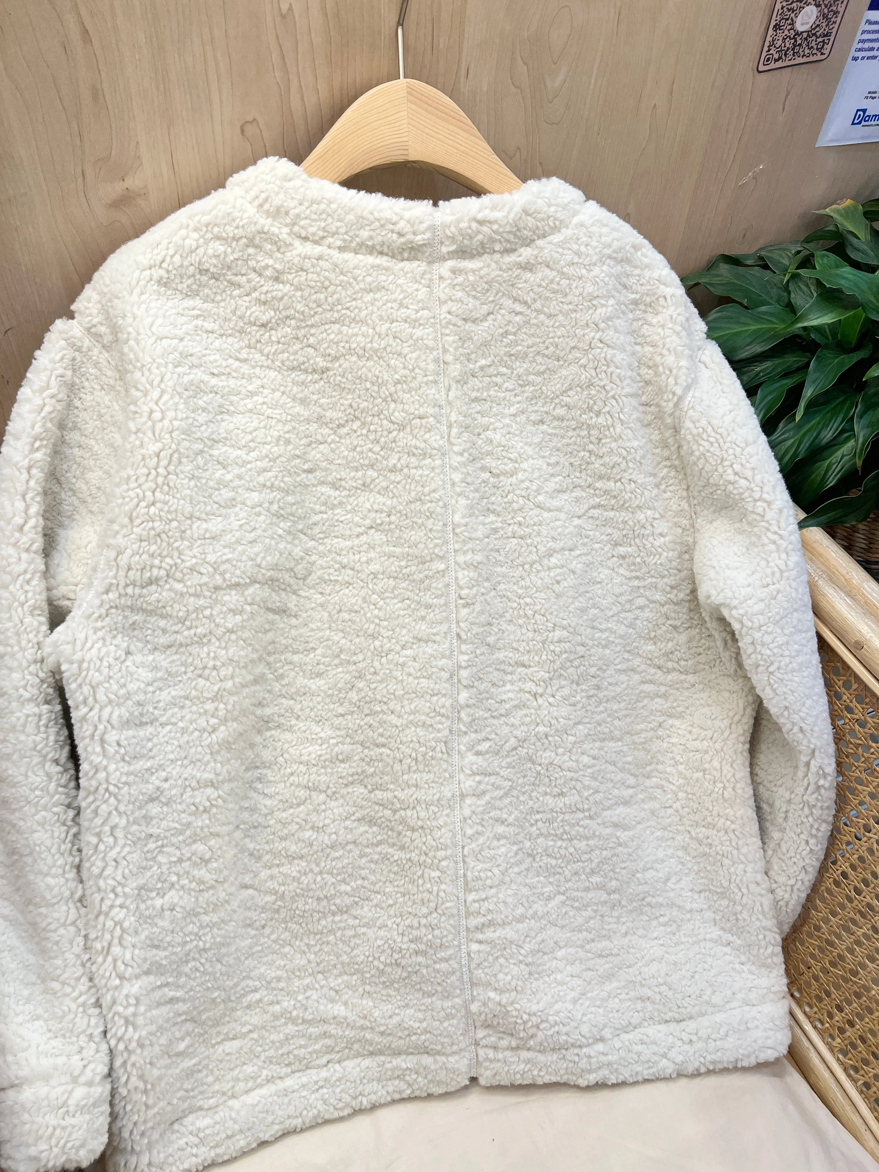 Cozy White Fluffy Coat - Ultimate Winter Warmth