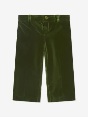 Gucci Baby Boys Velvet Trousers