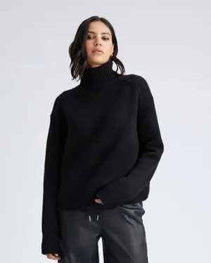 Heavy Cashmere TNeck | Black