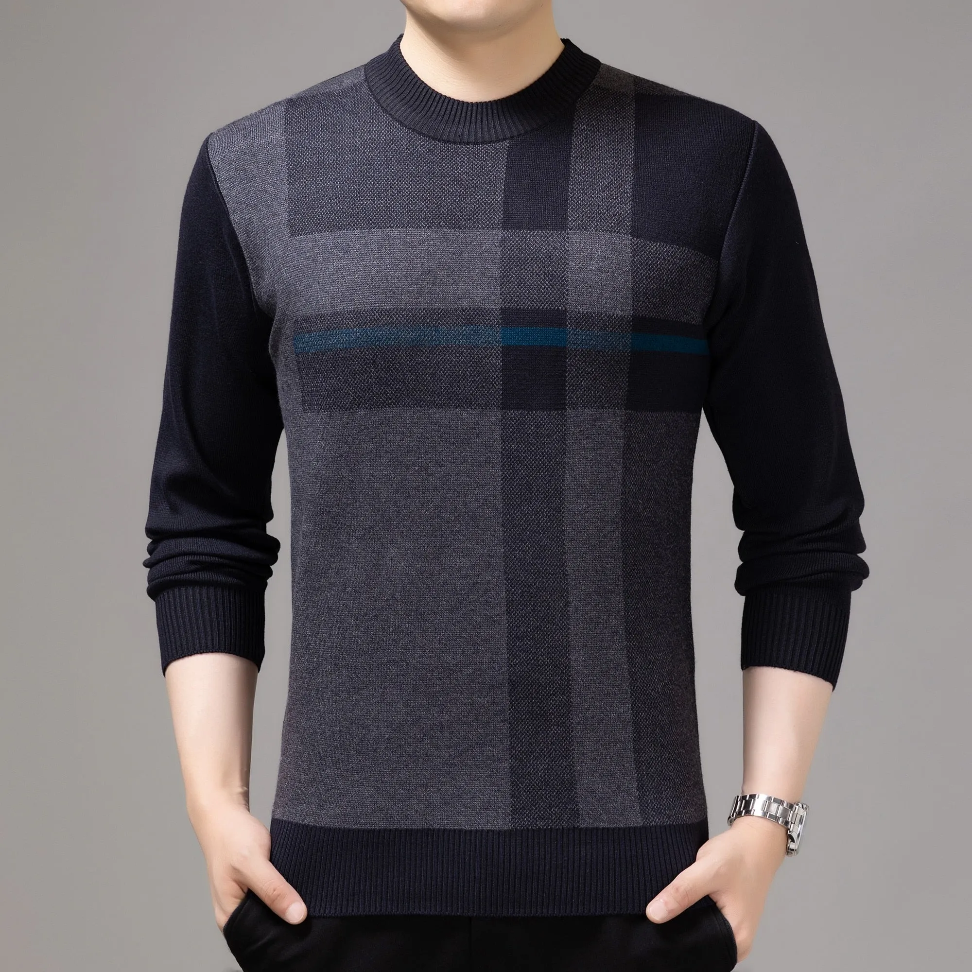 High Quality warm  long sleeve Casual Sweater