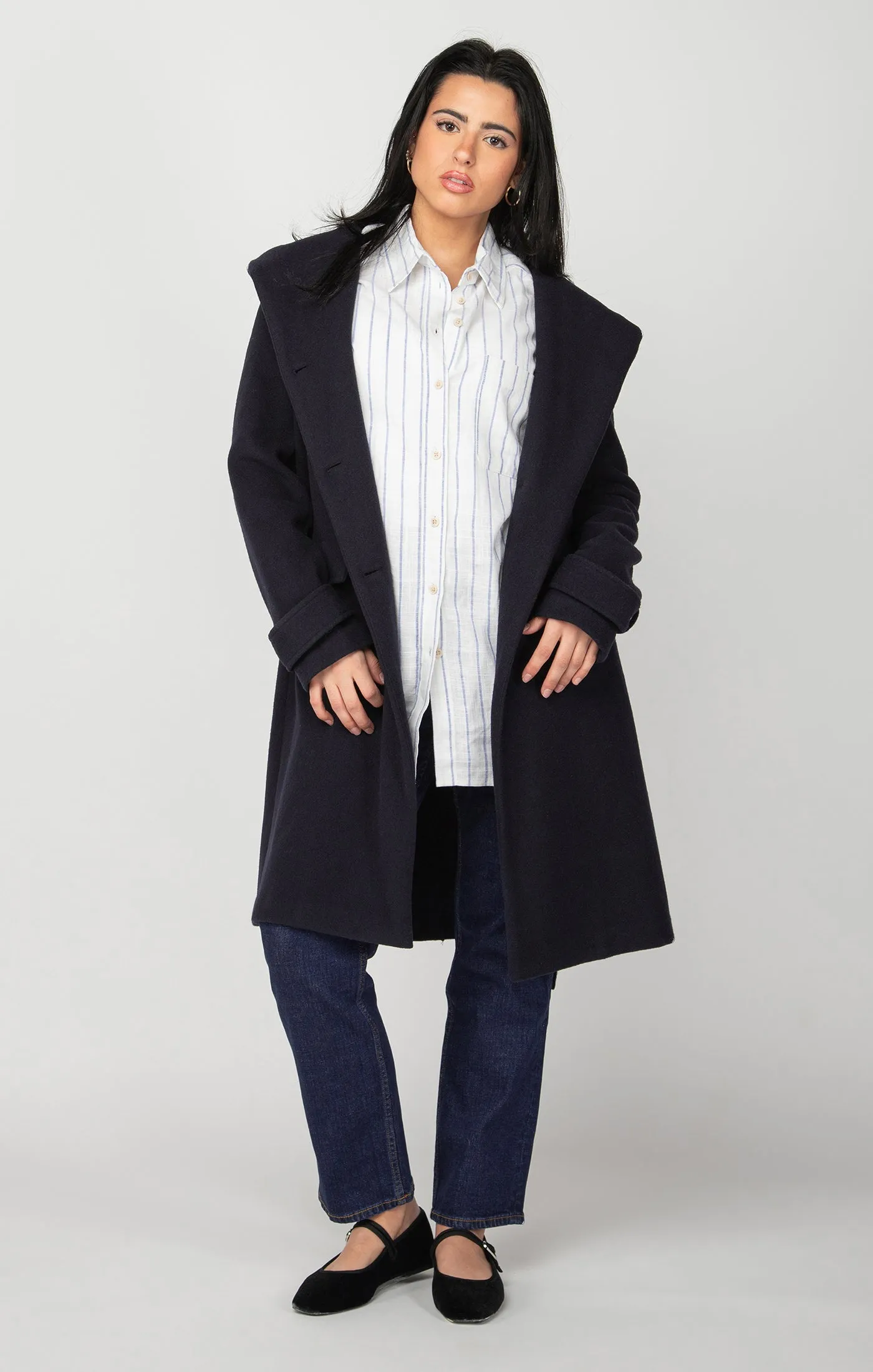 Hooded Trench Coat (Dex)