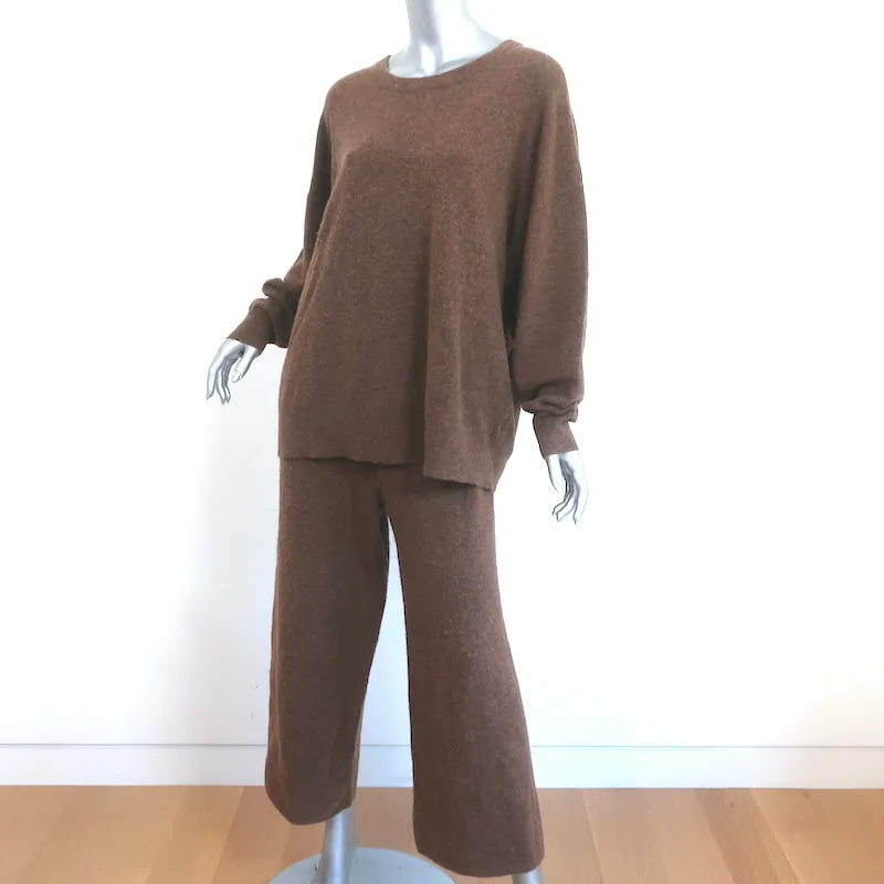 Jenni Kayne Marina Sweater & Culottes Set Nutmeg Wool-Blend Size Medium