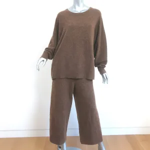 Jenni Kayne Marina Sweater & Culottes Set Nutmeg Wool-Blend Size Medium