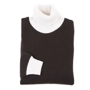 Kiton Contrast Knit Cashmere Sweater