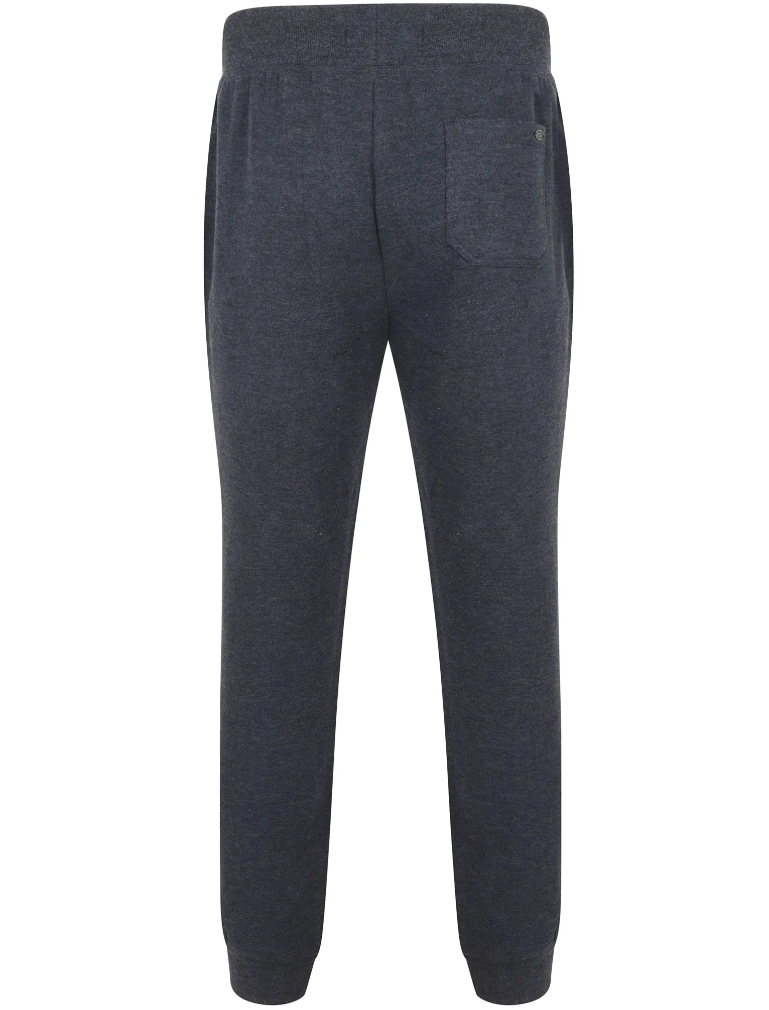 Marshaw Brush Back Fleece Joggers In Dark Navy Marl - Tokyo Laundry