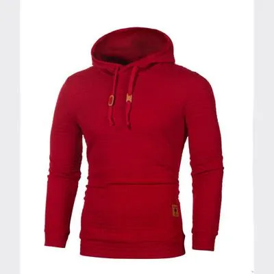 Men Warm Knitted Sweater Casual Hooded Pullover