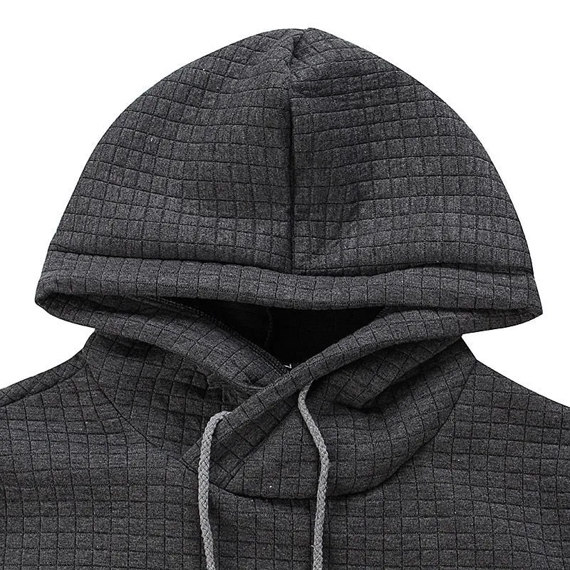 Men Warm Knitted Sweater Casual Hooded Pullover