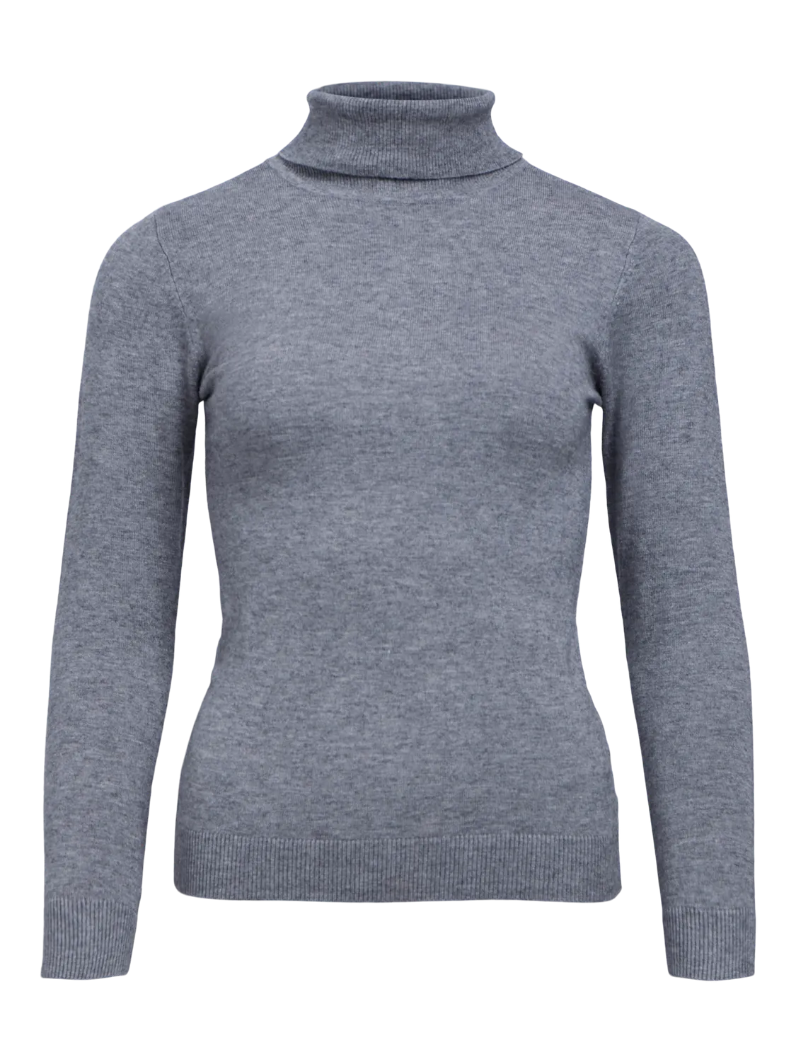 OBJTHESS Pullover - Medium Grey Melange