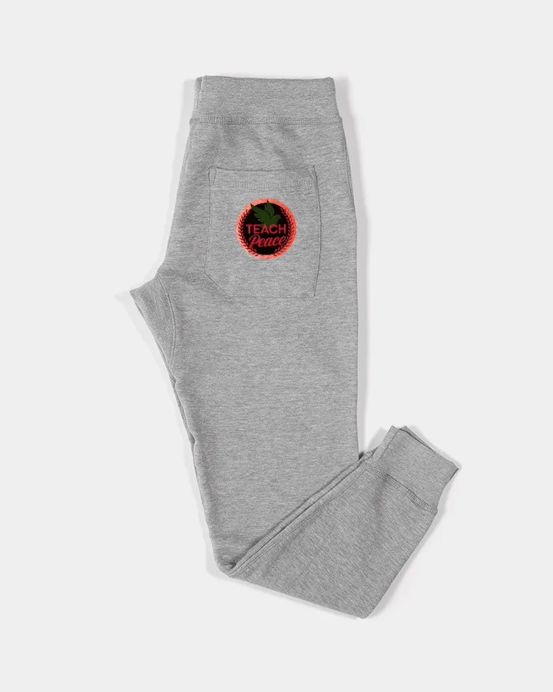 Outspoken Designs 05-01 "Teach Peace" Designer Lane Seven Ladies Premium Fleece Joggers (2 colors)