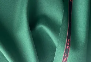 Persian Basil Stretch Wool Twill (Made in Italy)