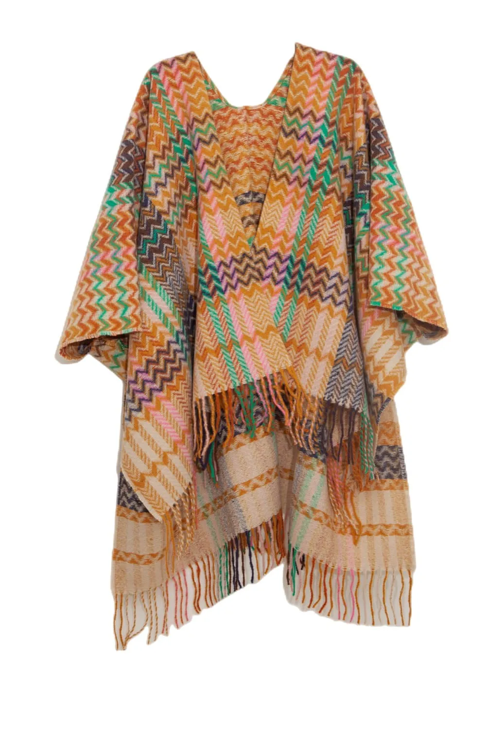 Plaid Fringe Scarf - Rustic Chic Wrap