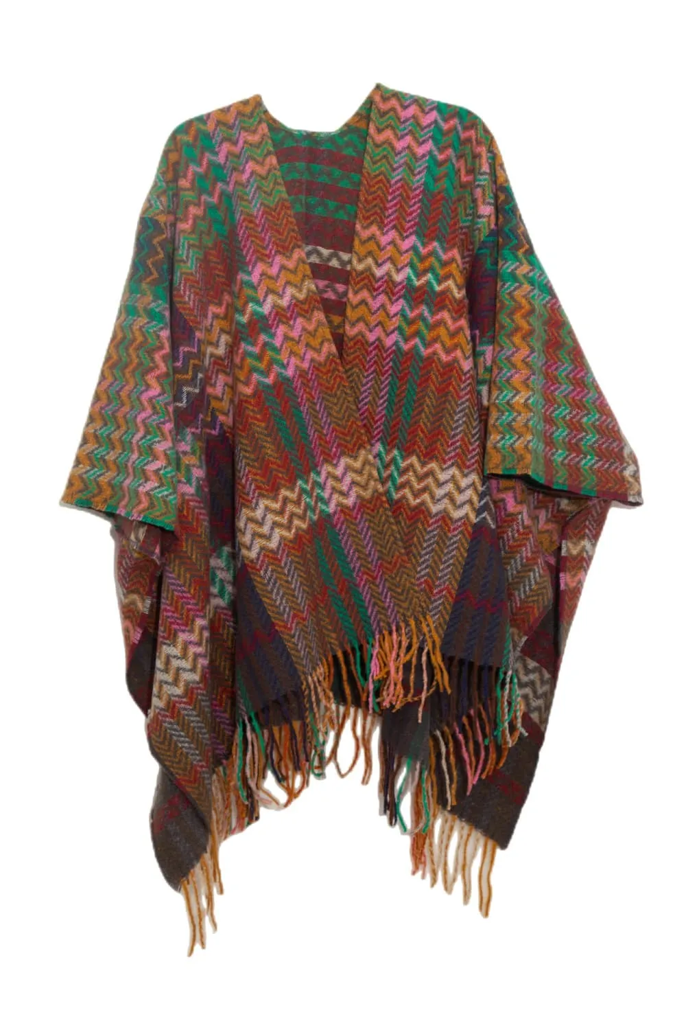 Plaid Fringe Scarf - Rustic Chic Wrap