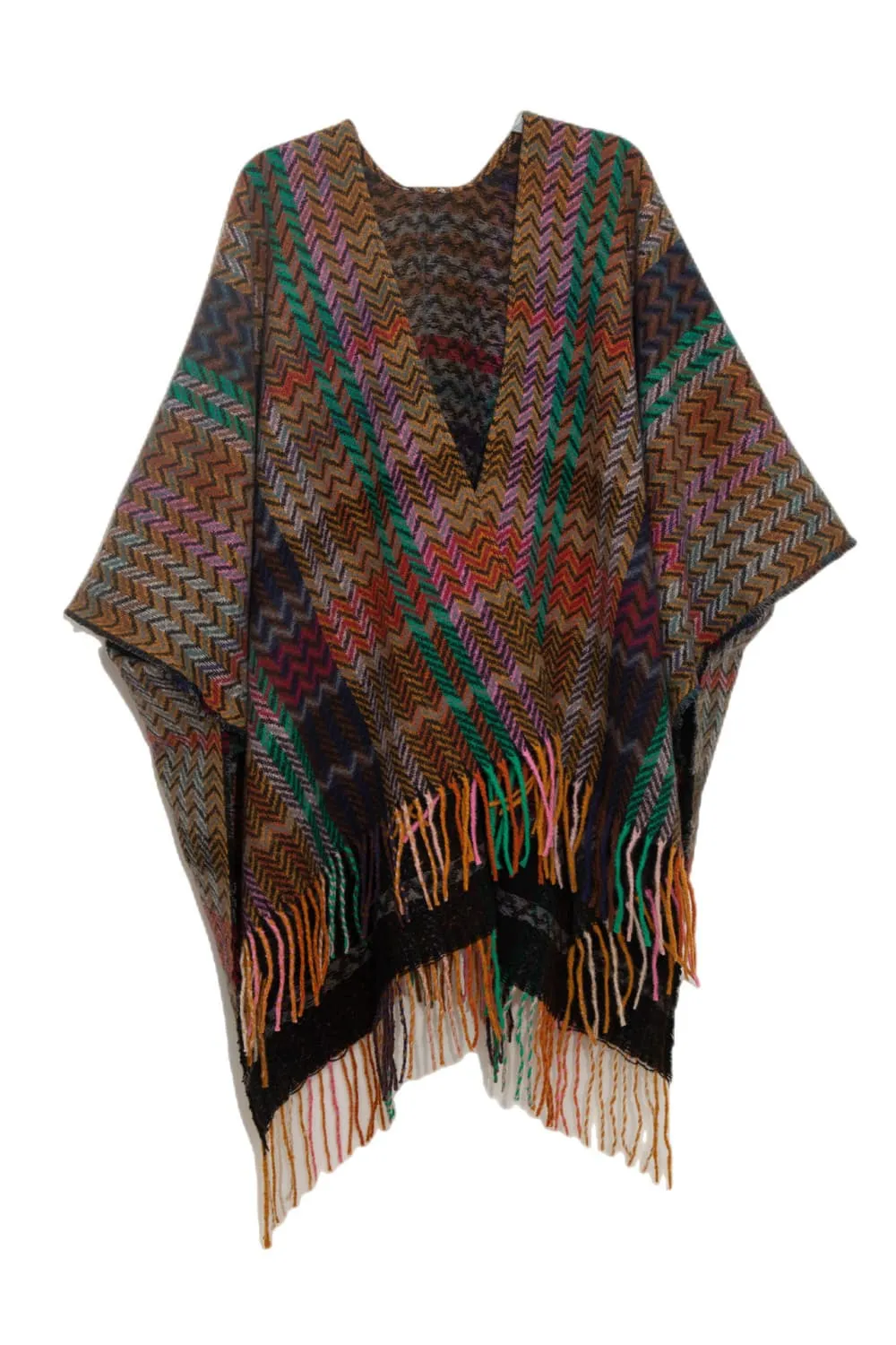 Plaid Fringe Scarf - Rustic Chic Wrap