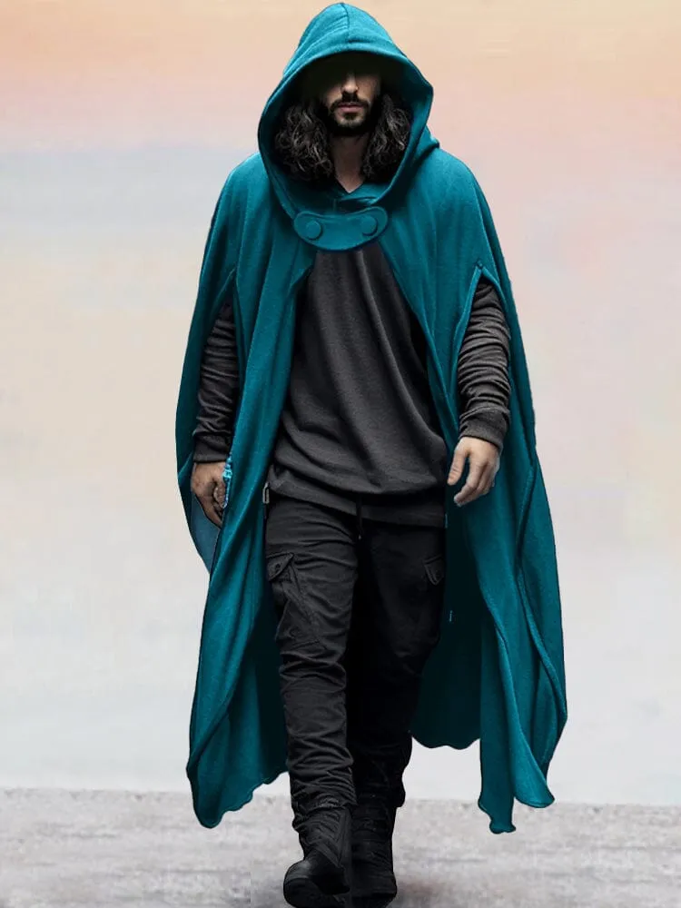 Stylish Hooded Cloak Cardigan