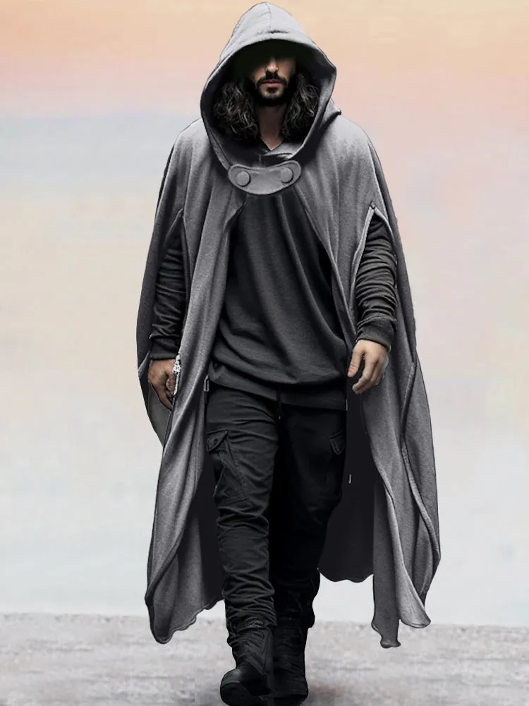 Stylish Hooded Cloak Cardigan