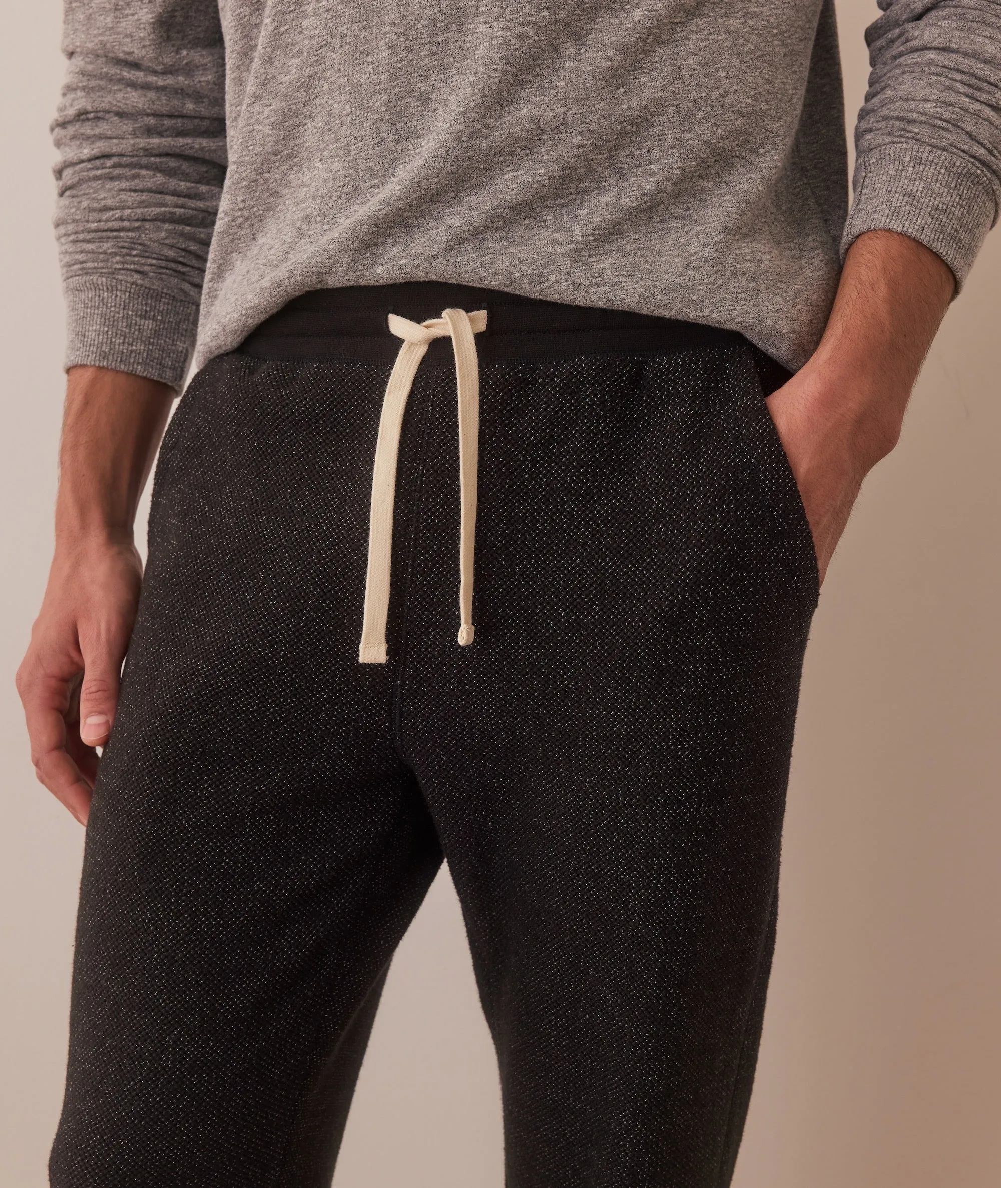 Textured Fleece Jogger