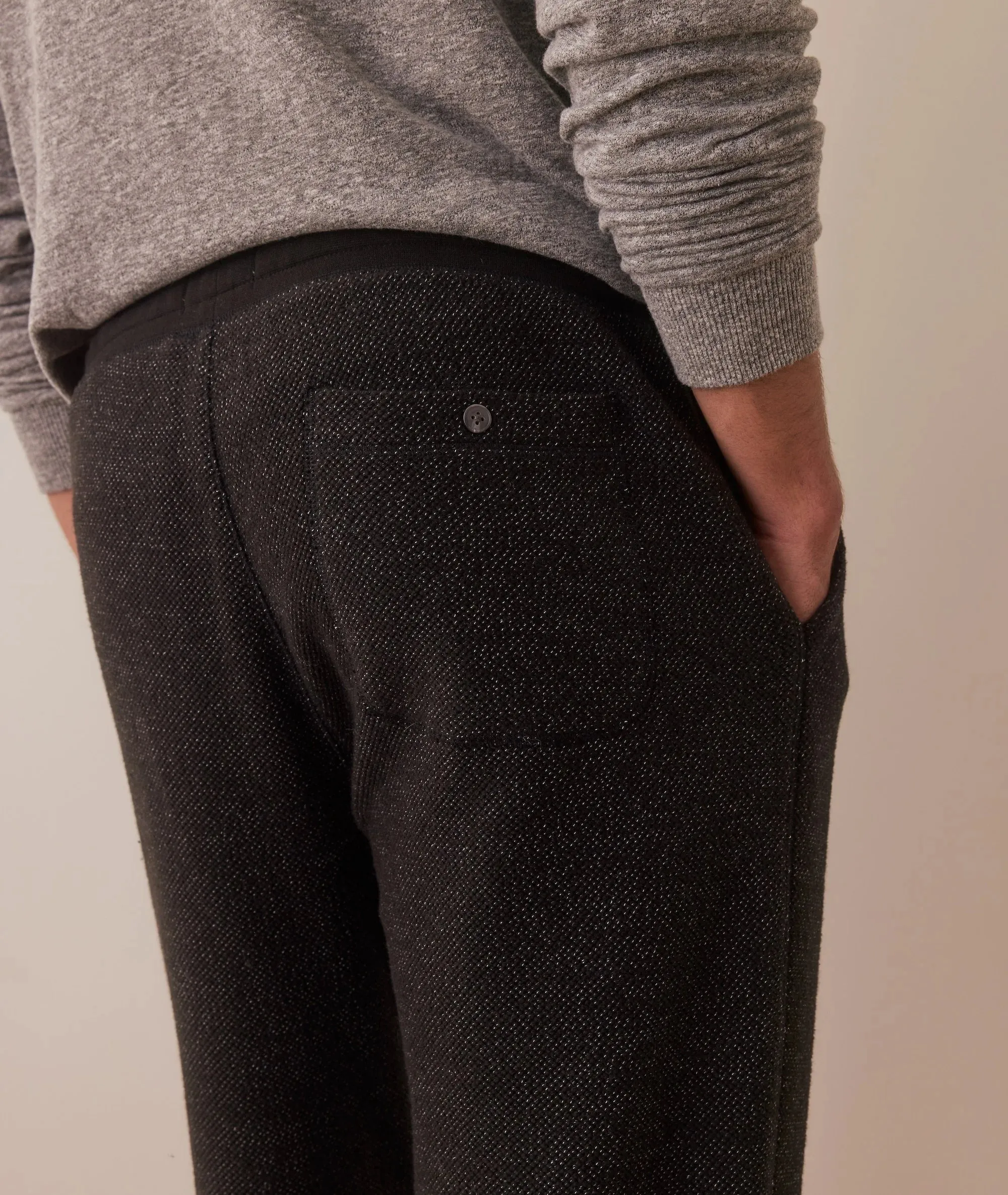 Textured Fleece Jogger