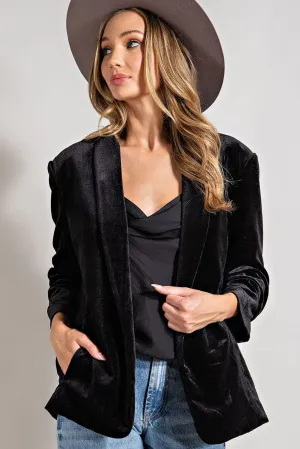 The Egrit Velvet Blazer