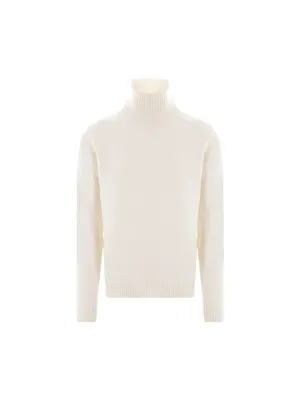 Turtleneck Wool Cashmere Sweater