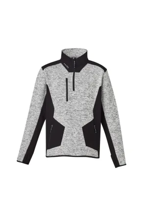 Unisex Streetworx Reinforced 1/4 Zip Pullover XXS / Grey/Black