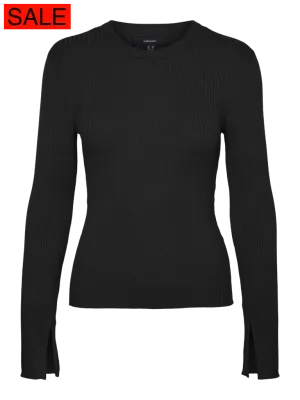 VMGOLD RIB LS O-NECK PULLOVER