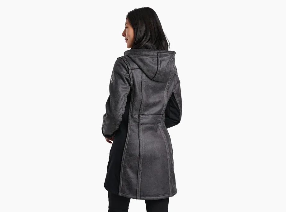 Women's KÜHL | Dani Sherpa Hooded Trench Coat | Raven