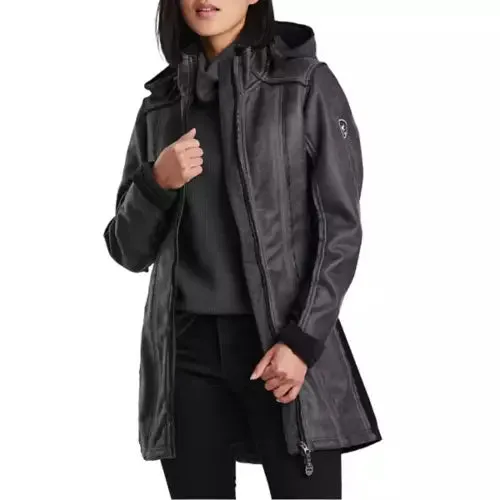 Women's KÜHL | Dani Sherpa Hooded Trench Coat | Raven