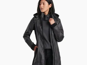 Women's KÜHL | Dani Sherpa Hooded Trench Coat | Raven